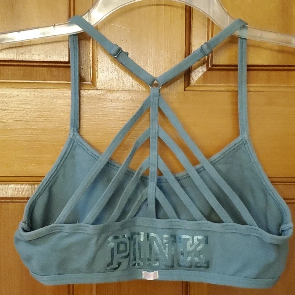 Victoria's Secret PINK Womans Soft Sage Bralette Size XS‎